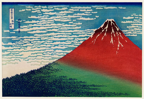 Fine Wind, Clear Morning Poster Print by Katsushika Hokusai # 54570