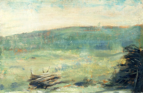 Landscape at Saint-OuenÔøΩ_ Poster Print by Georges Seurat # 53950