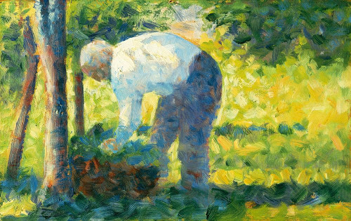 The Gardener Poster Print by Georges Seurat # 53952