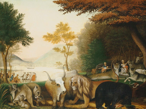 The Peaceable Kingdom  V Poster Print by Edward Hicks # 53304