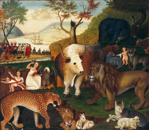The Peaceable Kingdom  IV Poster Print by Edward Hicks # 53303