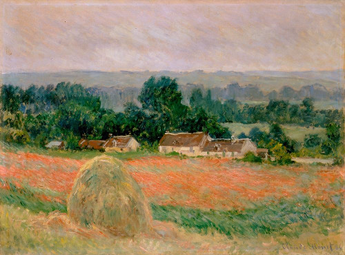 Haystack at Giverny Poster Print by Claude Monet # 53105