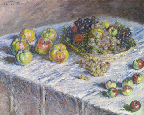 Apples and Grapes Poster Print by Claude Monet # 53076