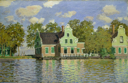 The House on the River Zaan in Zaandam Poster Print by Claude Monet # 53100
