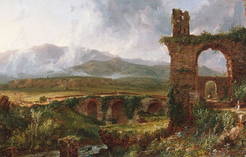 A View near Tivoli Poster Print by Thomas Cole # 52889