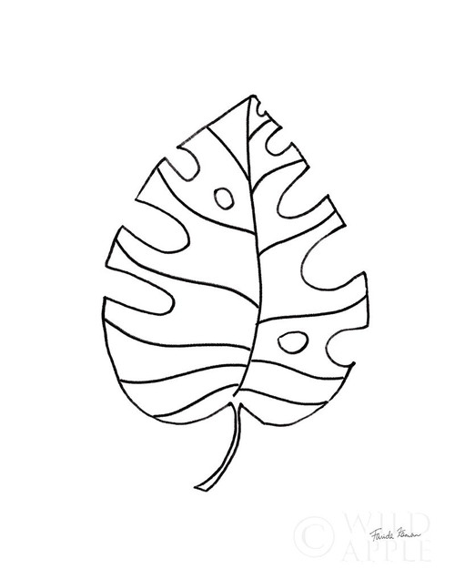 Doodle Palm lV Poster Print by Farida Zaman # 52783