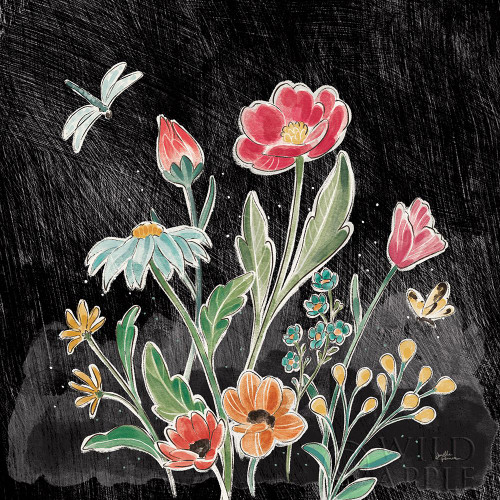 Boho Field III Black Poster Print by Janelle Penner # 52071