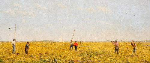 Pushing for Rail Poster Print by Thomas Eakins # 50817