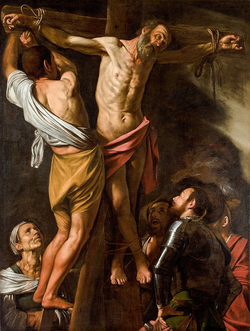 The Crucifixion of Saint Andrew Poster Print by Caravaggio Caravaggio # 50647