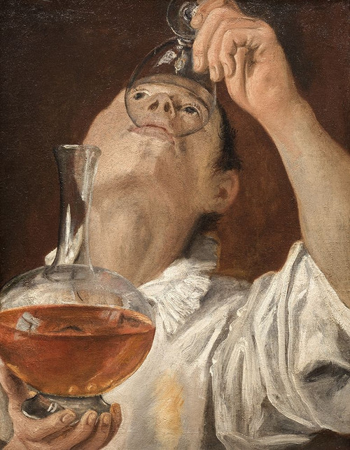 Boy Drinking Poster Print by Annibale Carracci # 50678