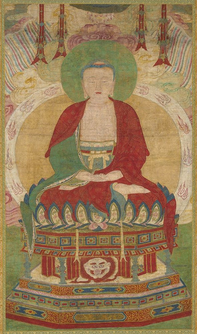 Seated Amitabha Poster Print by China Ming dynasty # 50333