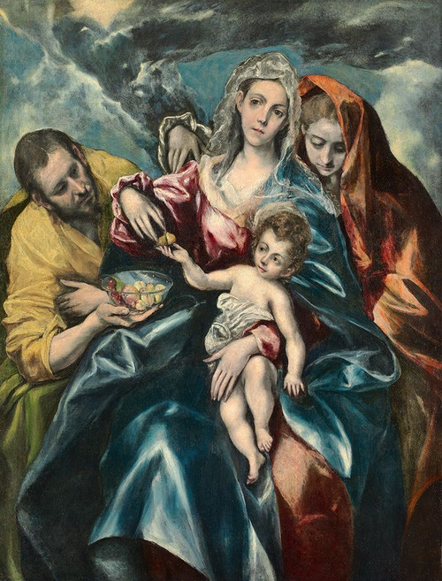 The Holy Family with Mary Magdalen Poster Print by El Greco # 50640