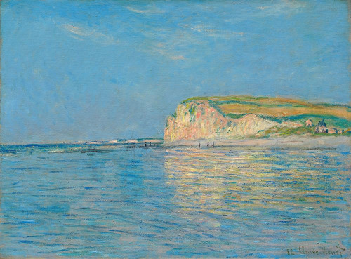 Low Tide at Pourville near Dieppe 1882 Poster Print by Claude Monet # 50370