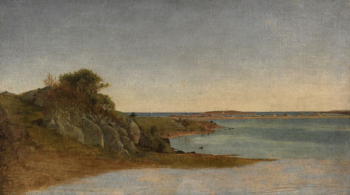 View near Newport Poster Print by John Frederick Kensett # 50224