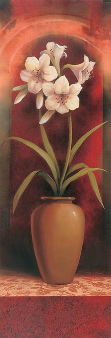 Potted Orchid White Poster Print by Unknown Unknown # 4918