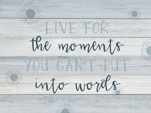 Moments into Words Poster Print by CAD Designs CAD Designs # 43650