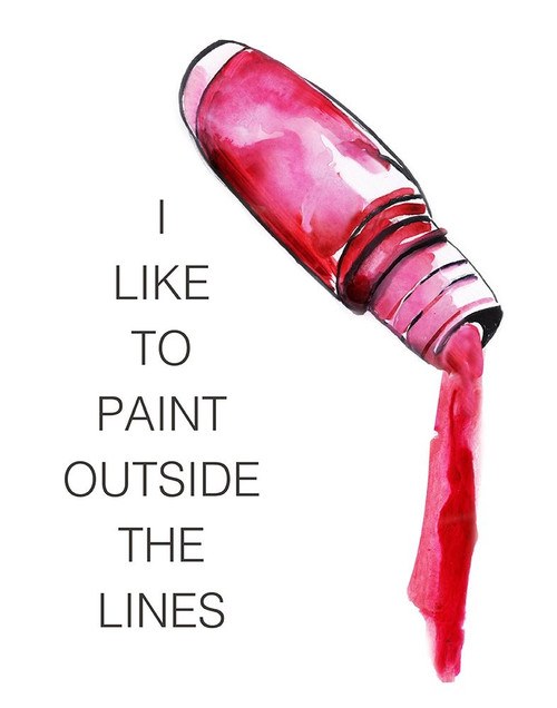 Polish Paint Poster Print by Nan Nan # 43201