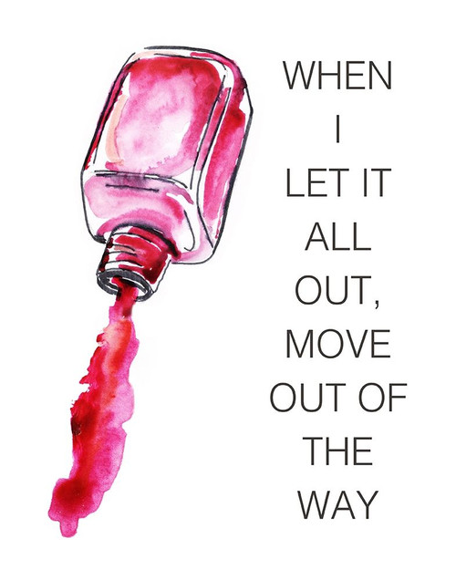 Polish Out Poster Print by Nan Nan # 43202