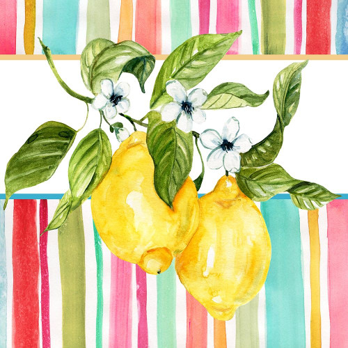 Summer Lemons I Poster Print by Carol Robinson # 42797