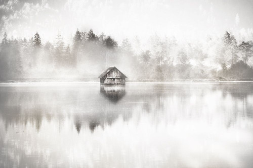 Taupe Serene Poster Print by Irene Weisz # 43314