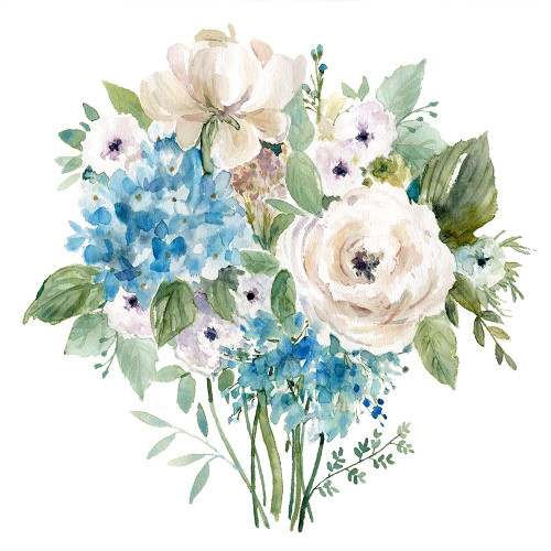 Blue and White Botanical I Poster Print by Carol Robinson # 43344