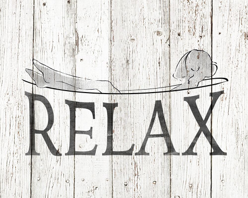 Contemporary Relax Poster Print by Tava Studios Tava Studios # 42809