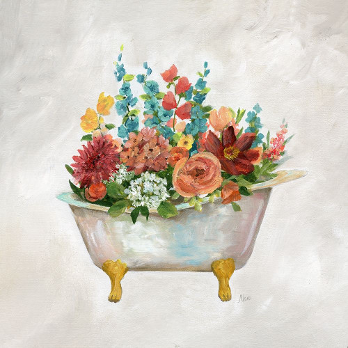 Tub Bouquet Poster Print by Nan Nan # 42455