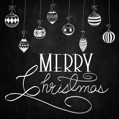Merry Christmas Poster Print by Daniela Santiago # 42368
