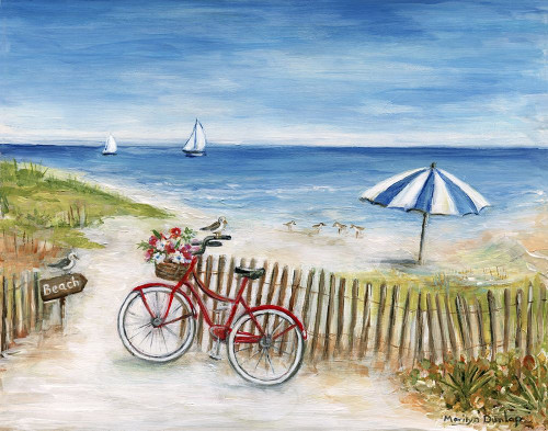 Beach Ride II Poster Print by Marilyn Dunlap # 42056