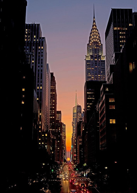 Manhattanhenge Poster Print by Richard Berenholtz # 3RB5136