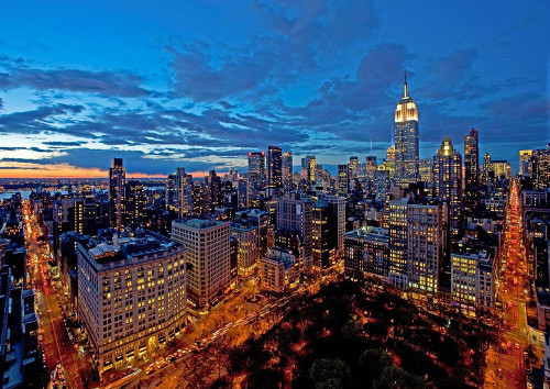 Chelsea and Midtown Manhattan Poster Print by Richard Berenholtz # 3RB5133