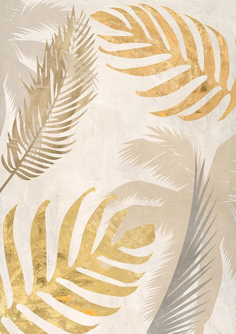 Palm Leaves Gold III Poster Print by Eve C. Grant # 3CG5388