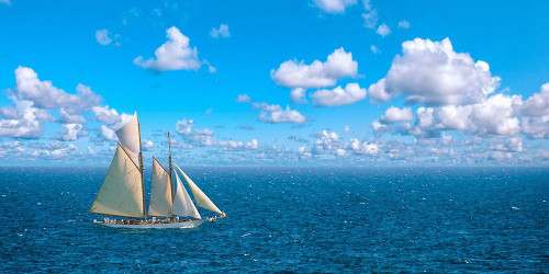 Ocean Sailing Poster Print by Pangea Images Pangea Images # 2AP5078