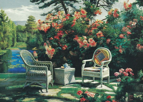 In the Garden Poster Print by Unknown Unknown # 2865