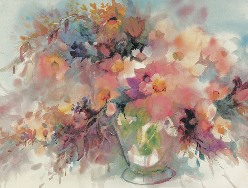 Bouquet Abstract II Poster Print by Unknown Unknown # 3277