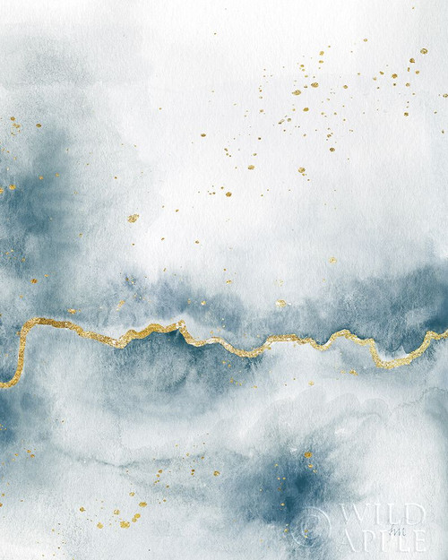 Flow with Gold III Poster Print by Laura Marshall # 36969