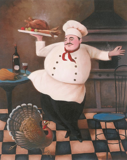 Thanksgiving Chef II Poster Print by Unknown Unknown # 22655