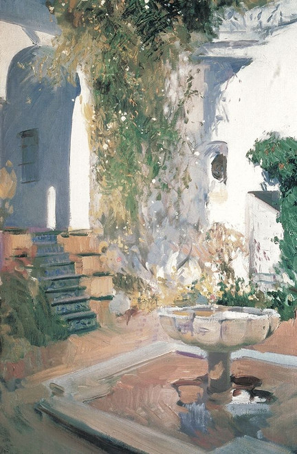 Hacienda Patio Poster Print by Unknown Unknown # 2226