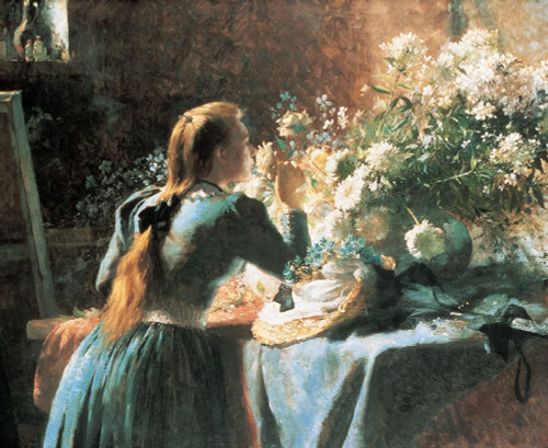 Smell the Flowers Poster Print by Unknown Unknown # 21421