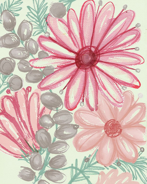 Color Burst Blooms II Poster Print by Elizabeth Medley # 15880