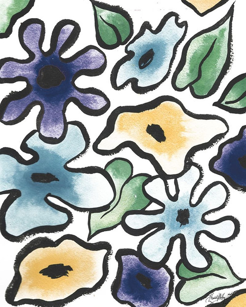 Lavender Flower Burst I Poster Print by Elizabeth Medley # 15879A