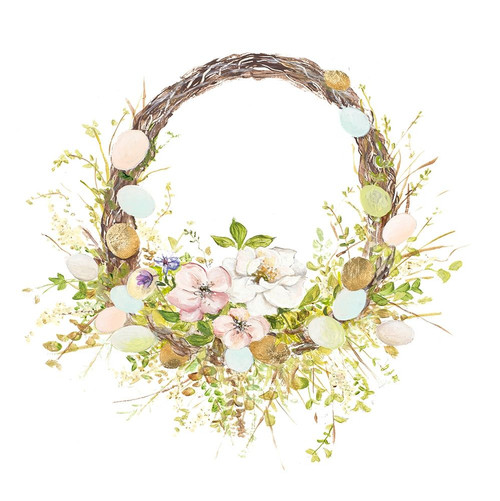 Easter Wreath Poster Print by Patricia Pinto # 15768