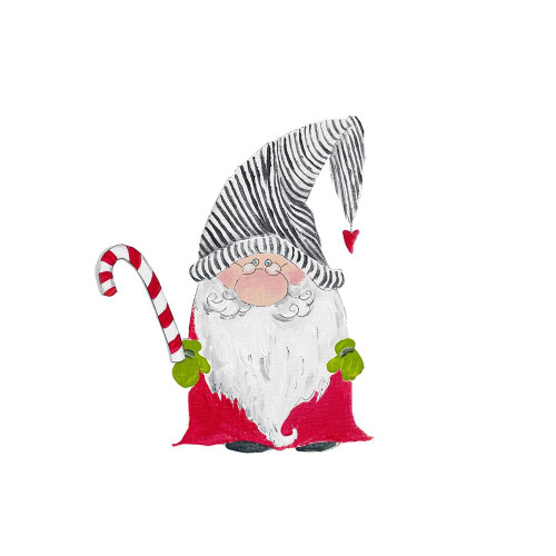 Christmas Santa Gnome Poster Print by Patricia Pinto # 15659