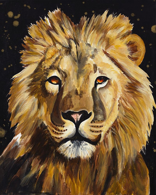 Lion Poster Print by Chelsea Goodrich # 15547
