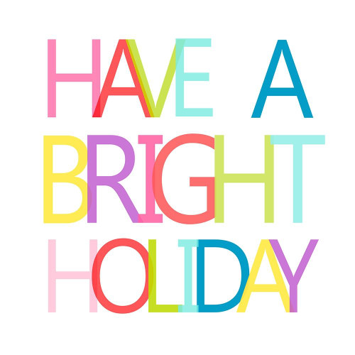 Have A Bright Holiday Poster Print by SD Graphics Studio SD Graphics Studio # 15354P