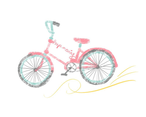 Keep Moving Poster Print by Anna Quach # 15285C