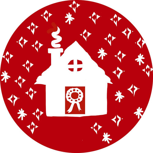 Christmas Deco Circle II Poster Print by Nicholas Biscardi # 15182