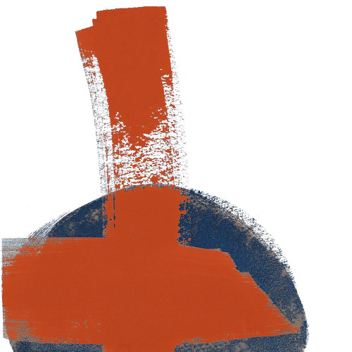 Red Moon Abstract II Poster Print by Patricia Pinto # 15115A