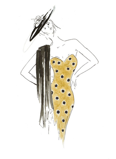 Fashion Sketch III Poster Print by Patricia Pinto # 15072A