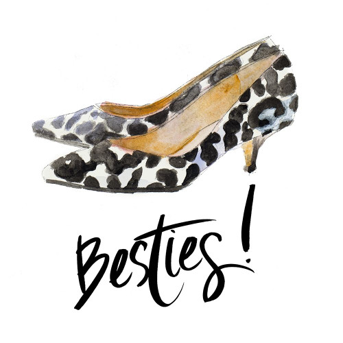 Besties! Poster Print by Lanie Loreth # 11838B